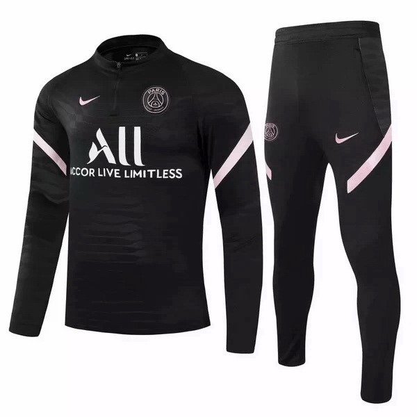 Trainingsanzüge PSG 2021-2022 Pink Schwarz Günstige Fußballtrikots